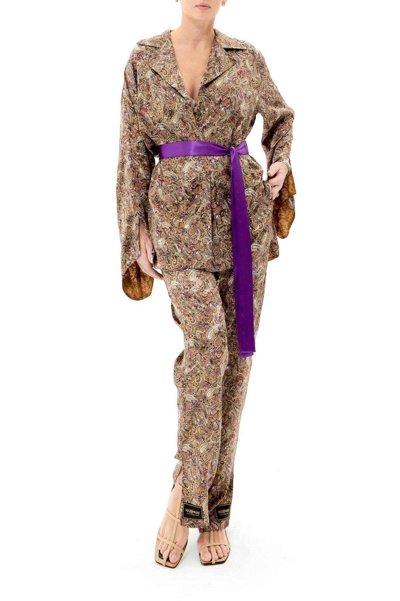Browny Chic Pantsuit Set