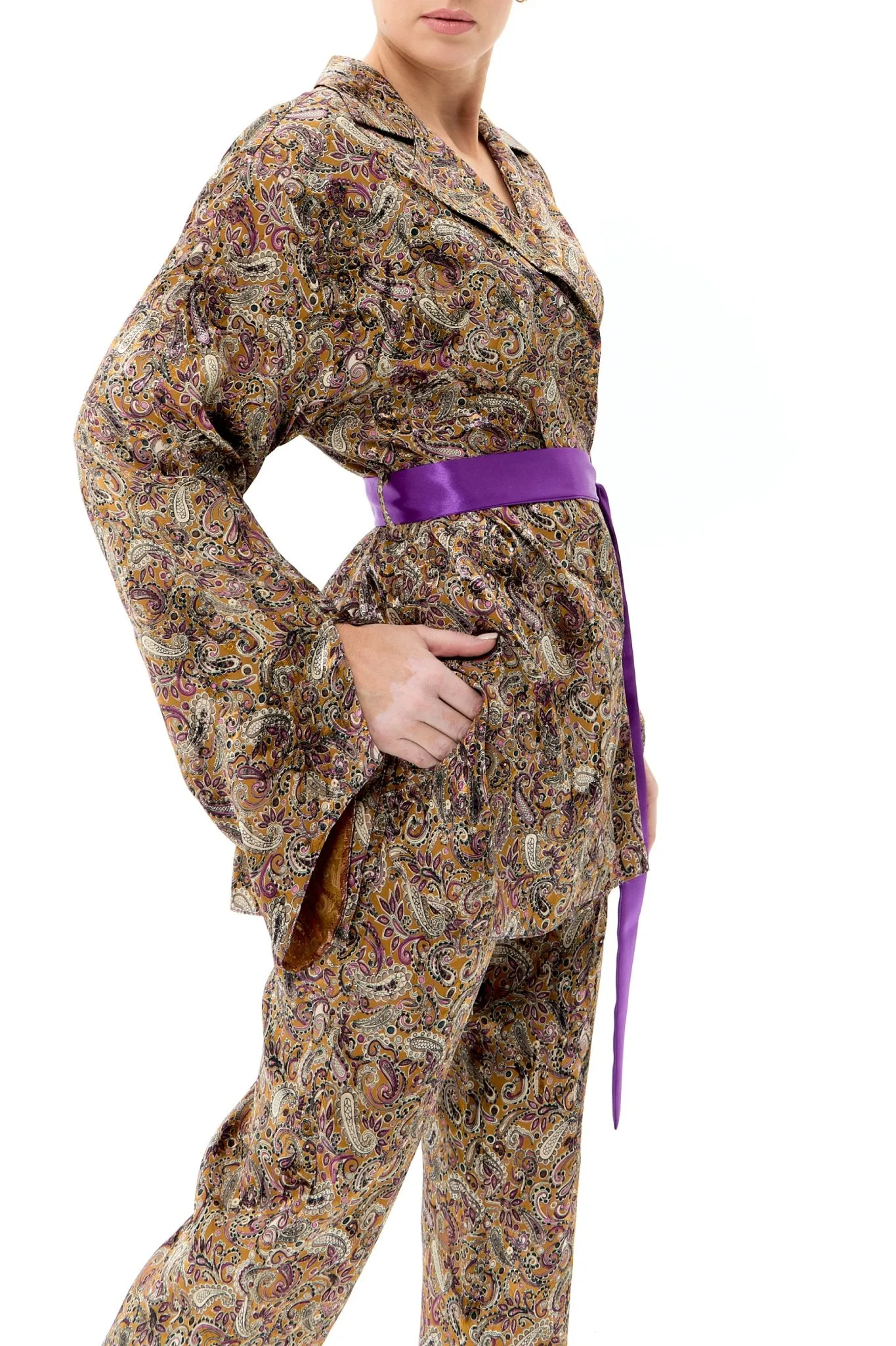 Browny Chic Pantsuit Set