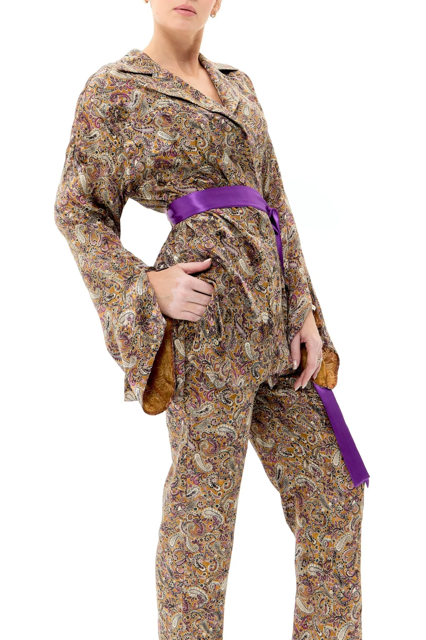 Browny Chic Pantsuit Set