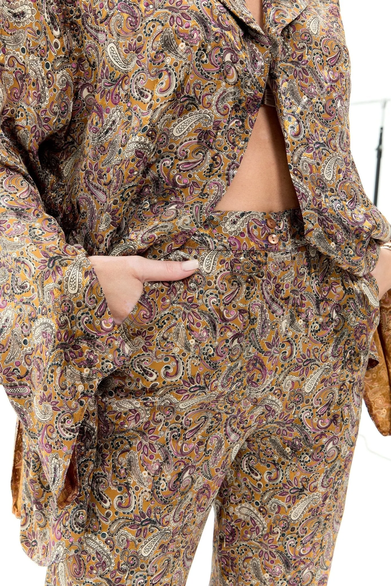 Browny Chic Pantsuit Set