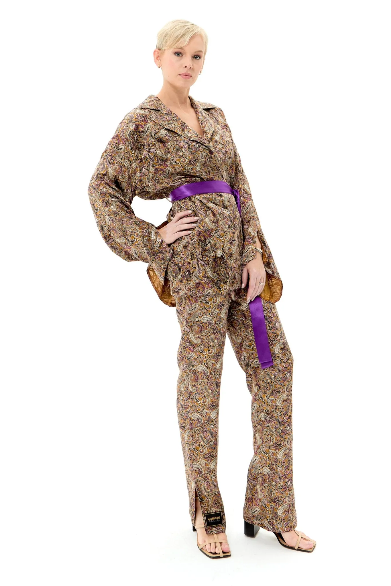 Browny Chic Pantsuit Set