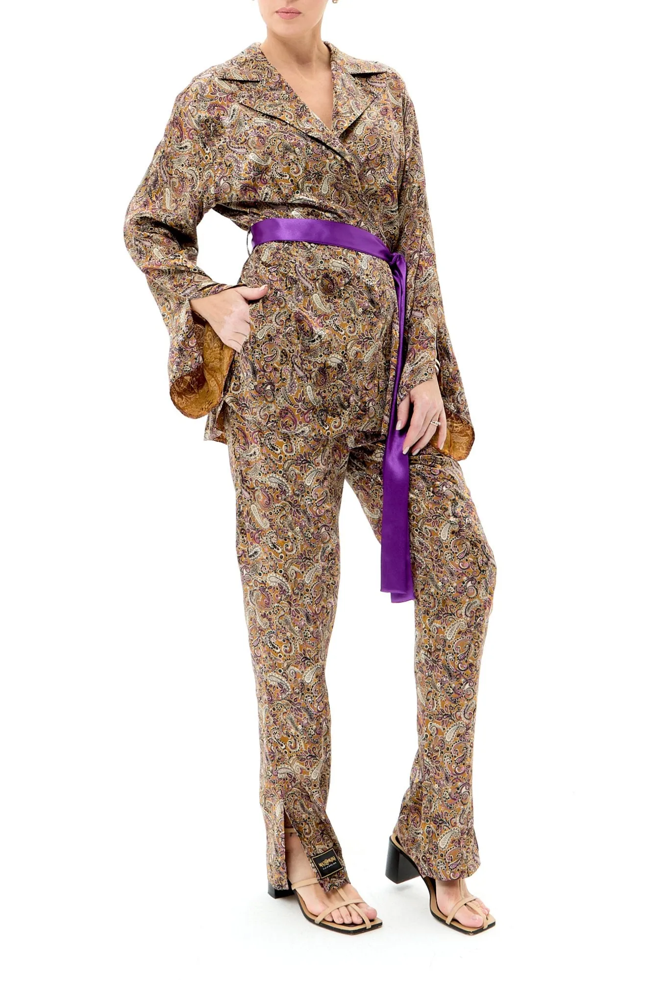 Browny Chic Pantsuit Set