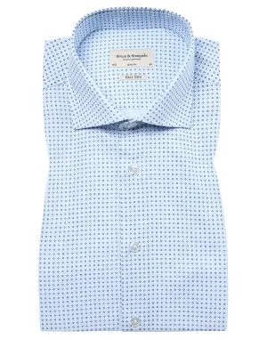 Bruun & Stengade Reid Slim Fit Geo Pattern Dress Shirt
