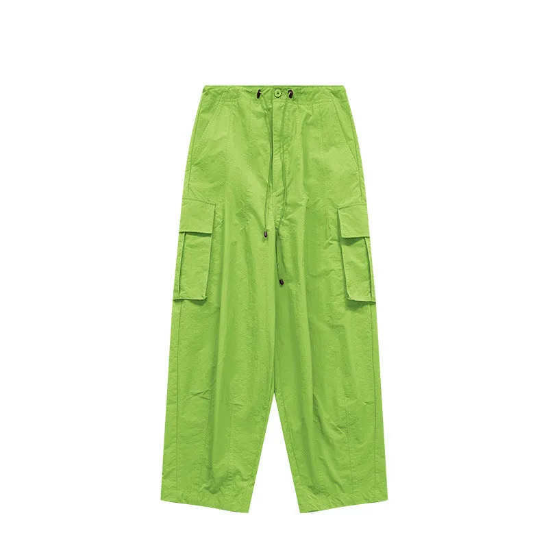 Candy Color Wide Leg Pants