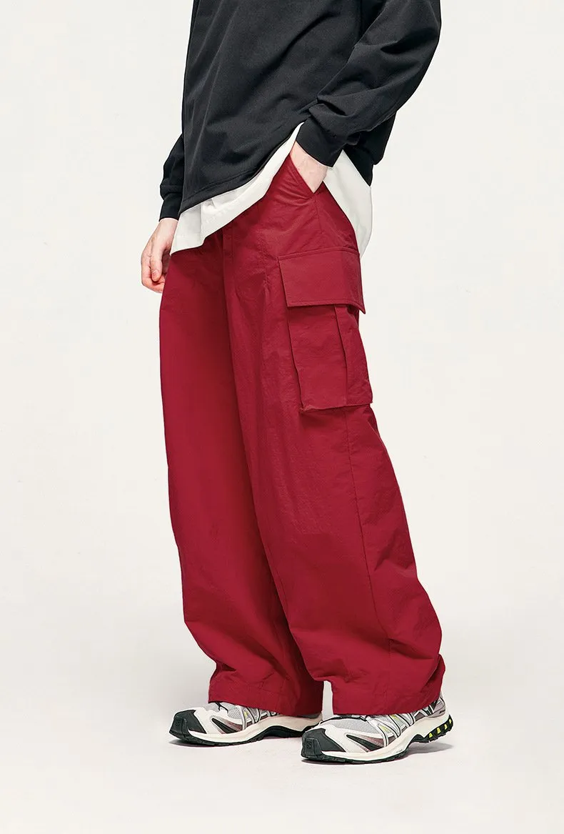 Candy Color Wide Leg Pants