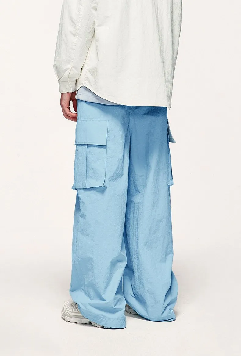 Candy Color Wide Leg Pants