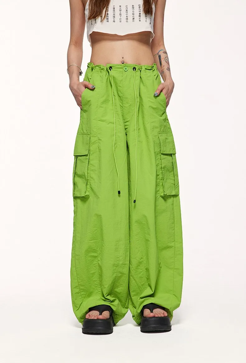 Candy Color Wide Leg Pants