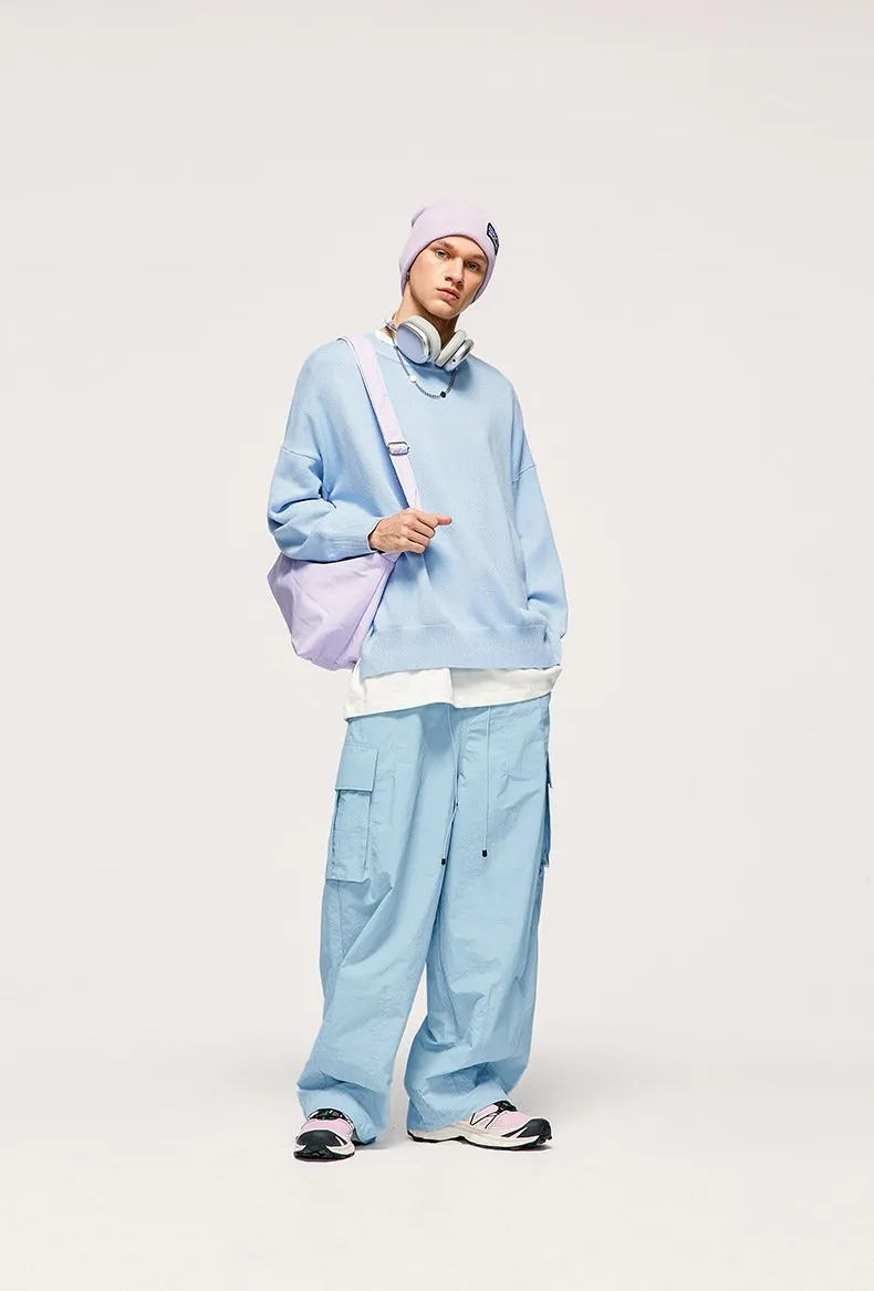 Candy Color Wide Leg Pants