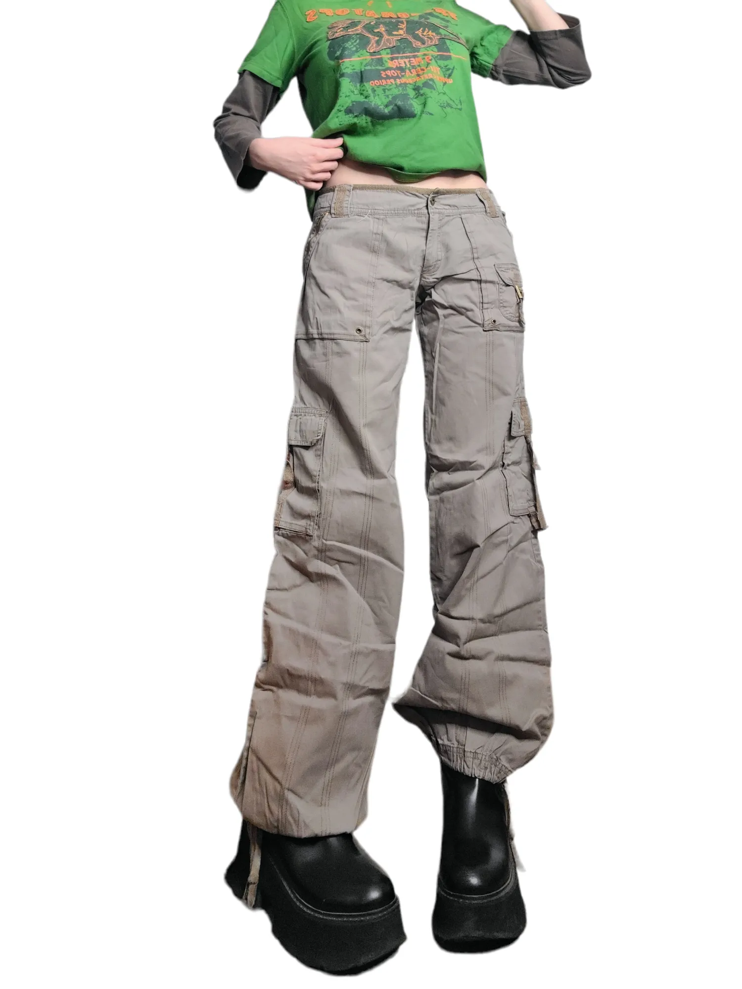 Cargo 90s grunge marron
