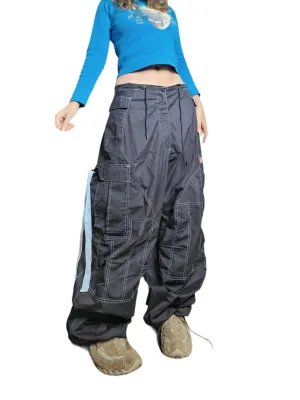 Cargo parachute bleu patchwork