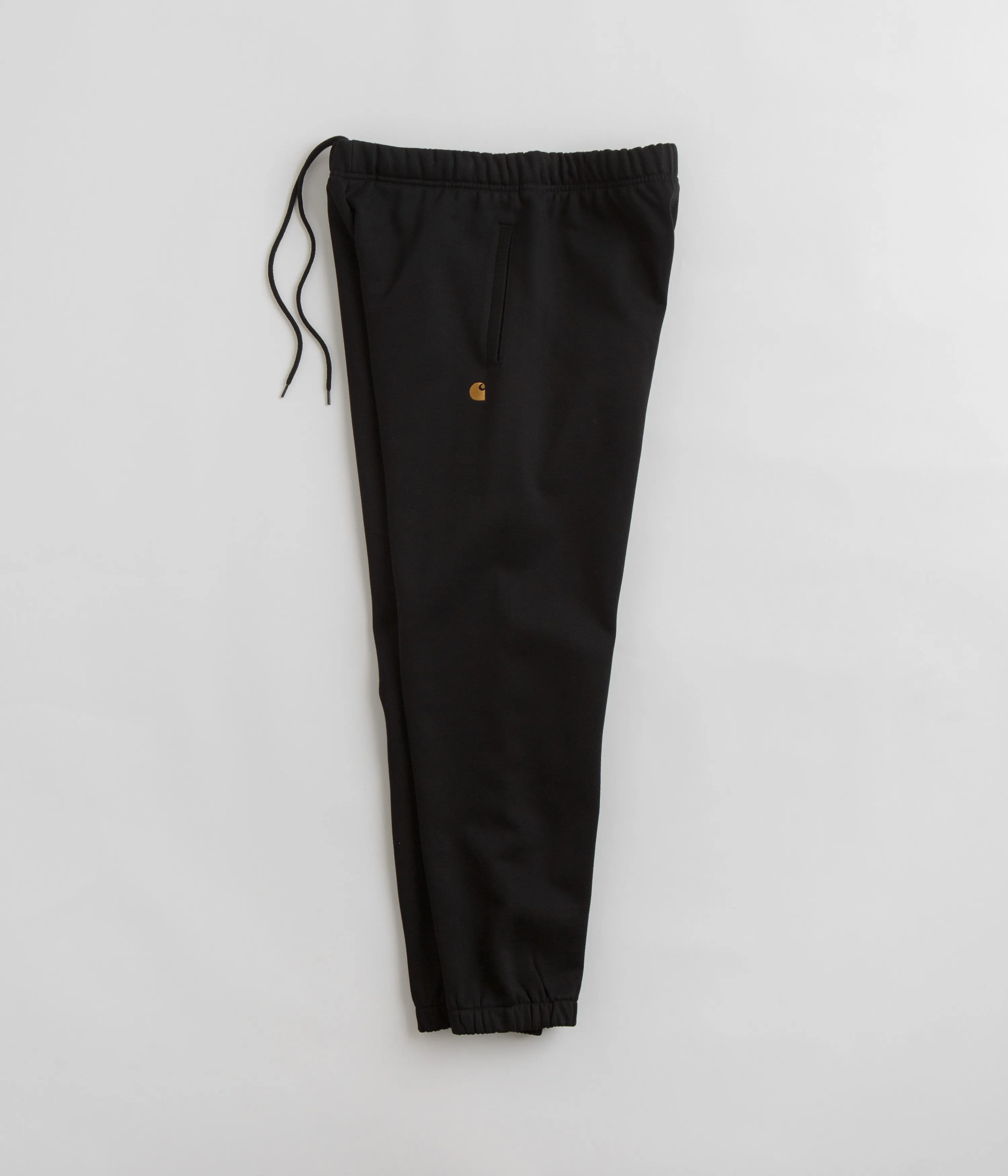 Carhartt Chase Sweatpants - Black / Gold / Black