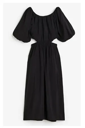 Chania Black Dress
