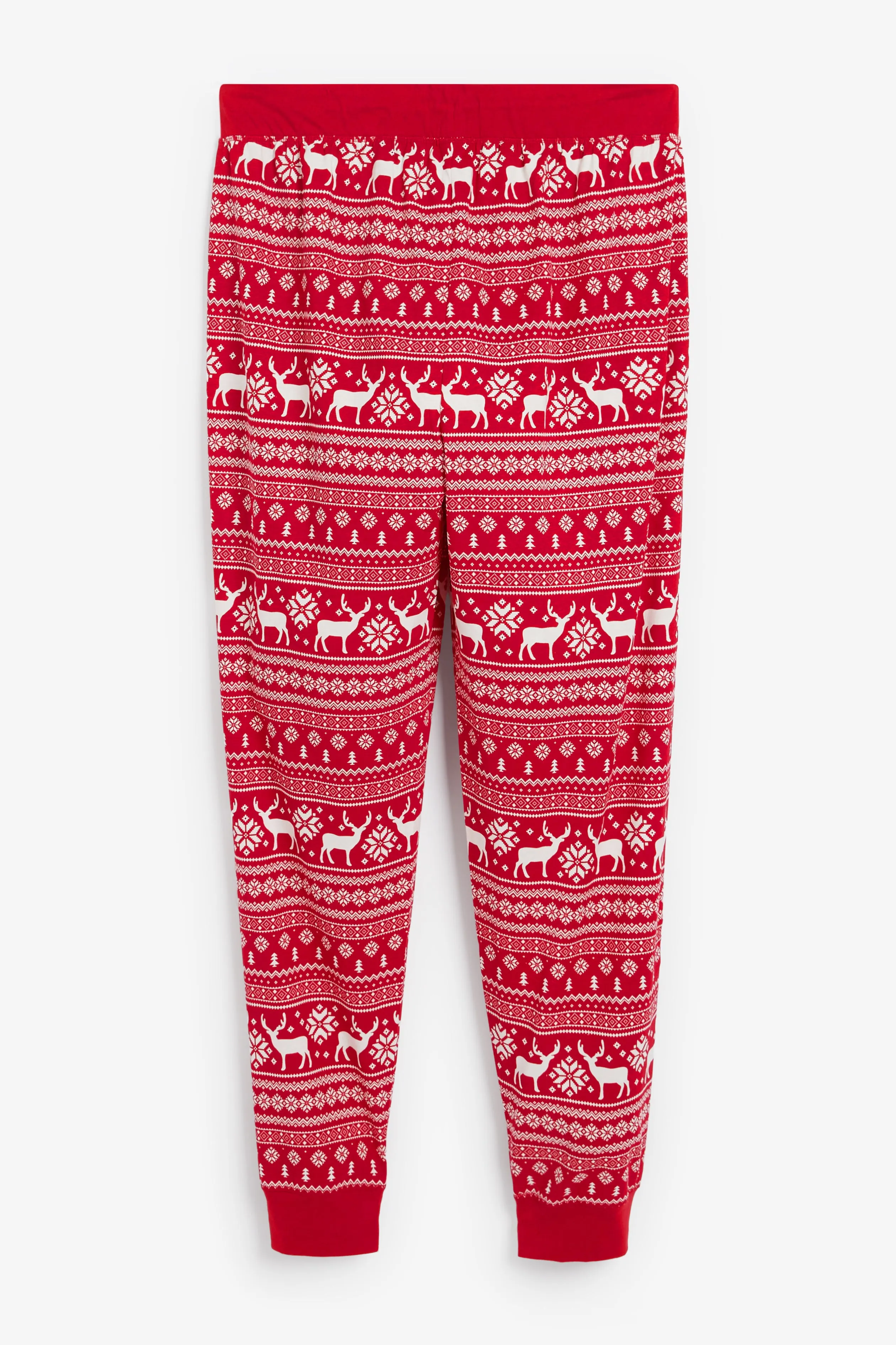 Christmas Ladies Red Reindeer PJs