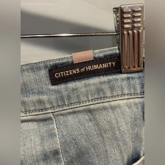 Citizens of Humanity Women's Leah Cargo Light Mid Rise Utility Size 25-see notes
