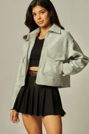 Cityline Tailored Wool Bomber