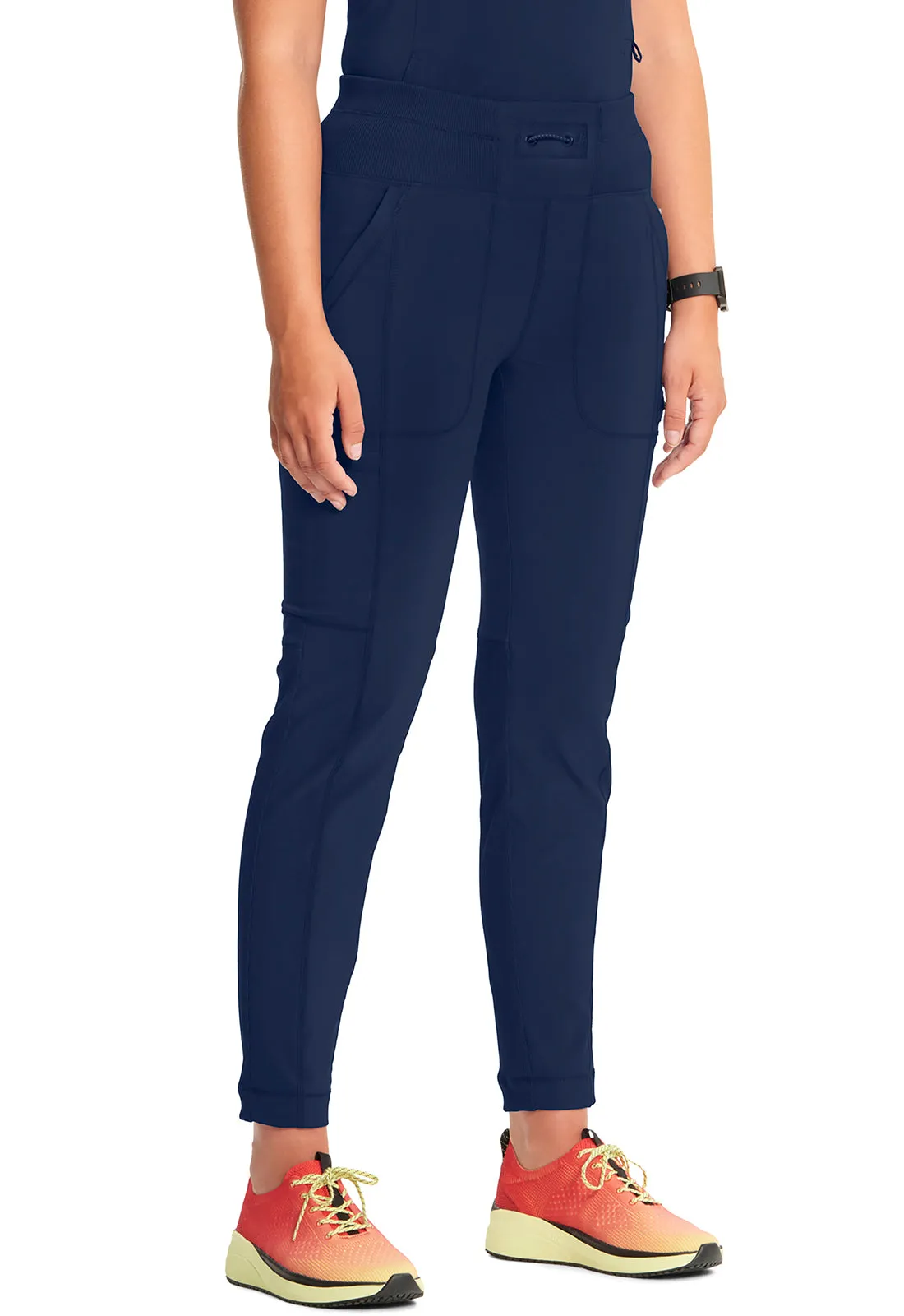 Classics CK067A High Rise Skinny Leg Pants Navy