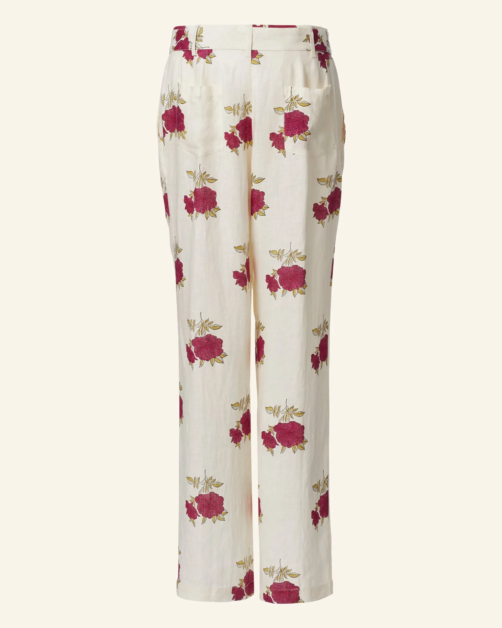 Colette Cerise Rosette Pant
