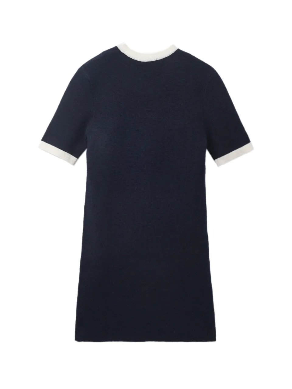 Color Block Shortsleeve Dress_Dark Navy