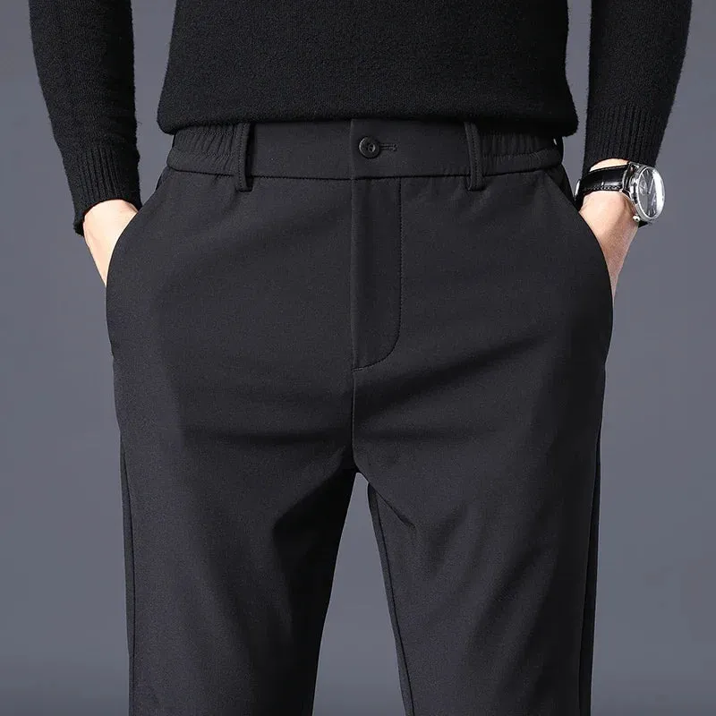 Cozy Grey Slim Fit Pants