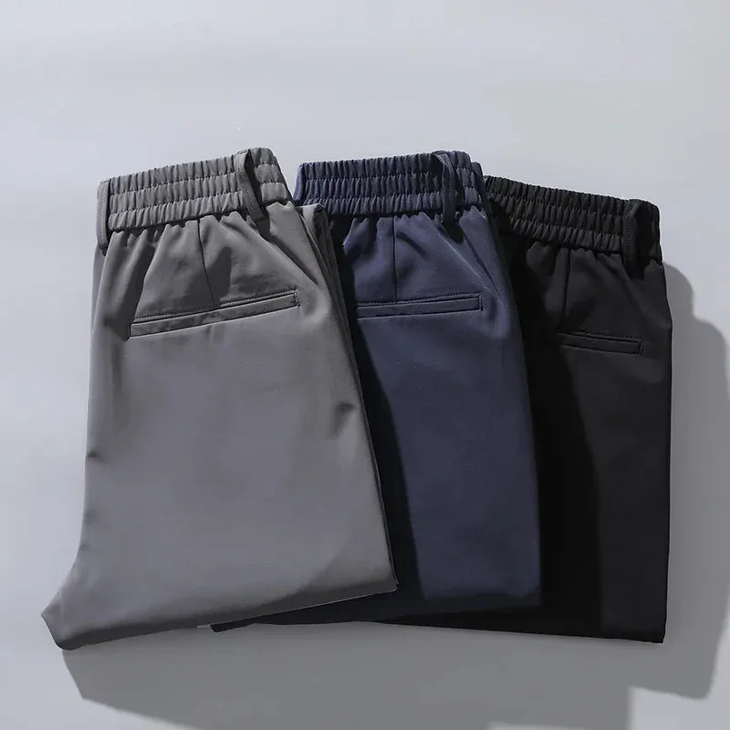 Cozy Grey Slim Fit Pants