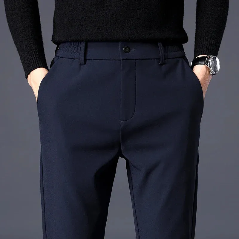 Cozy Grey Slim Fit Pants