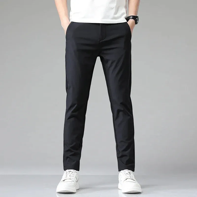 Cozy Grey Slim Fit Pants