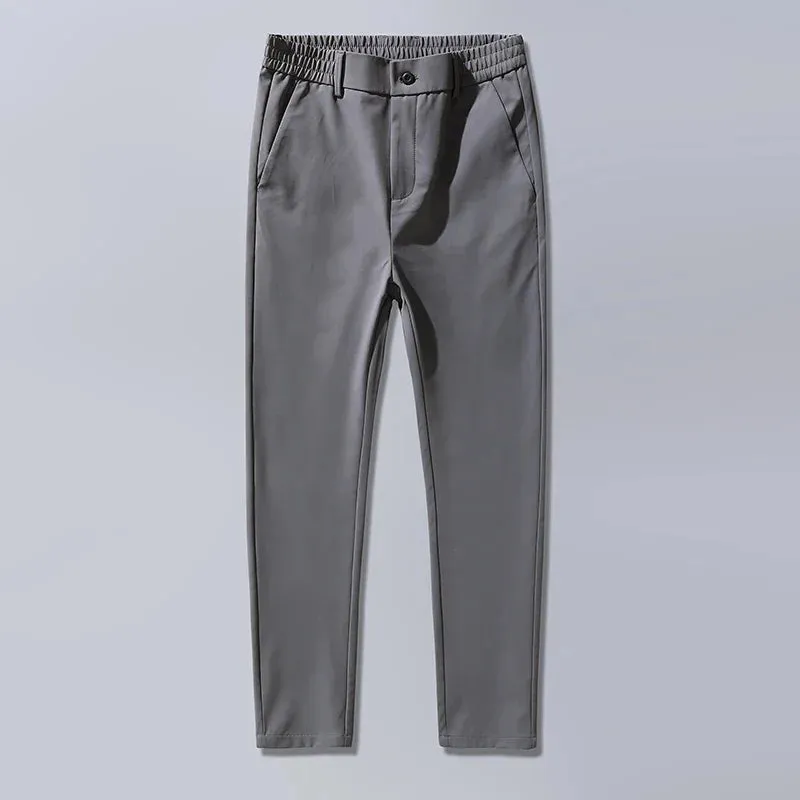 Cozy Grey Slim Fit Pants
