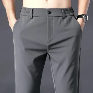 Cozy Grey Slim Fit Pants