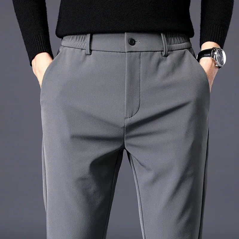 Cozy Grey Slim Fit Pants