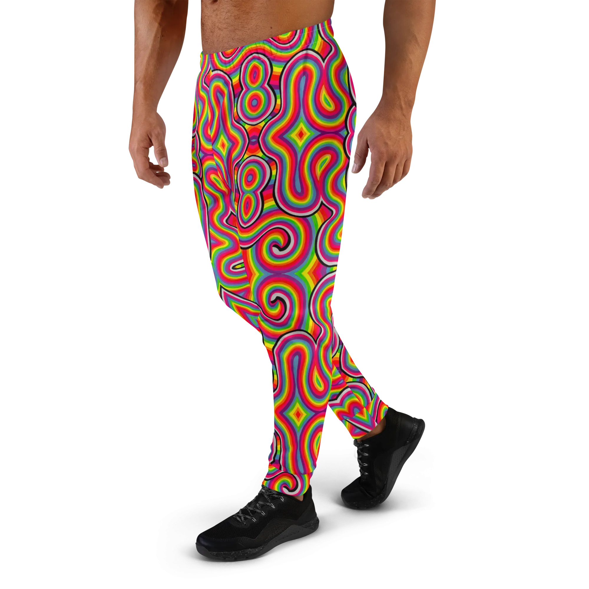 Cozy Slim Fit Joggers- "Dopamine" Design