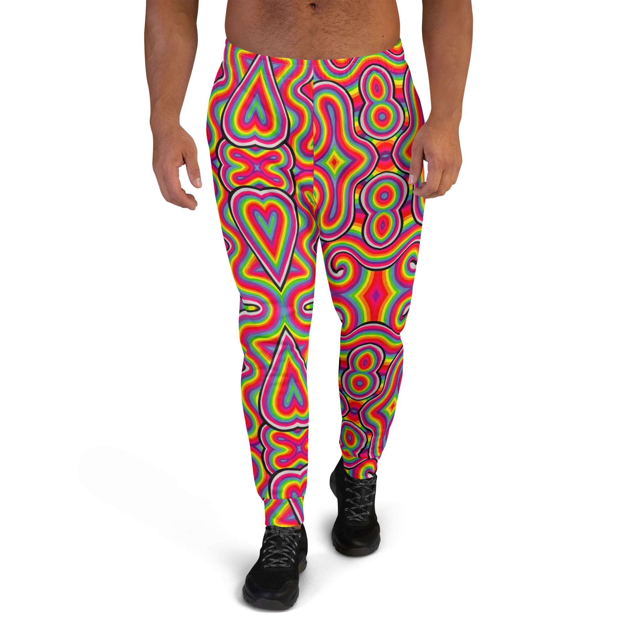 Cozy Slim Fit Joggers- "Dopamine" Design