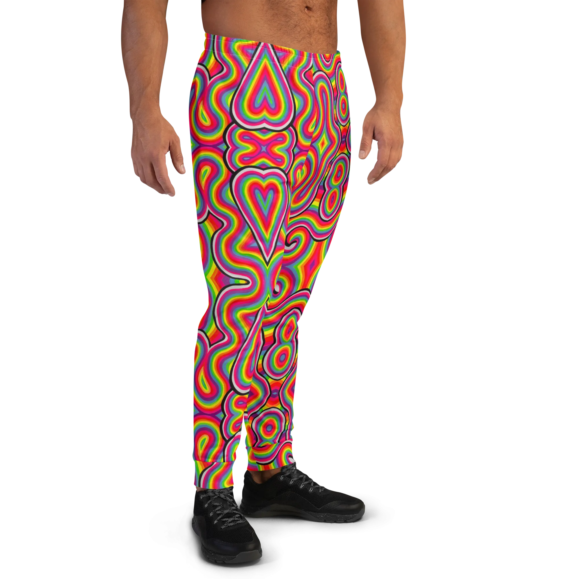 Cozy Slim Fit Joggers- "Dopamine" Design