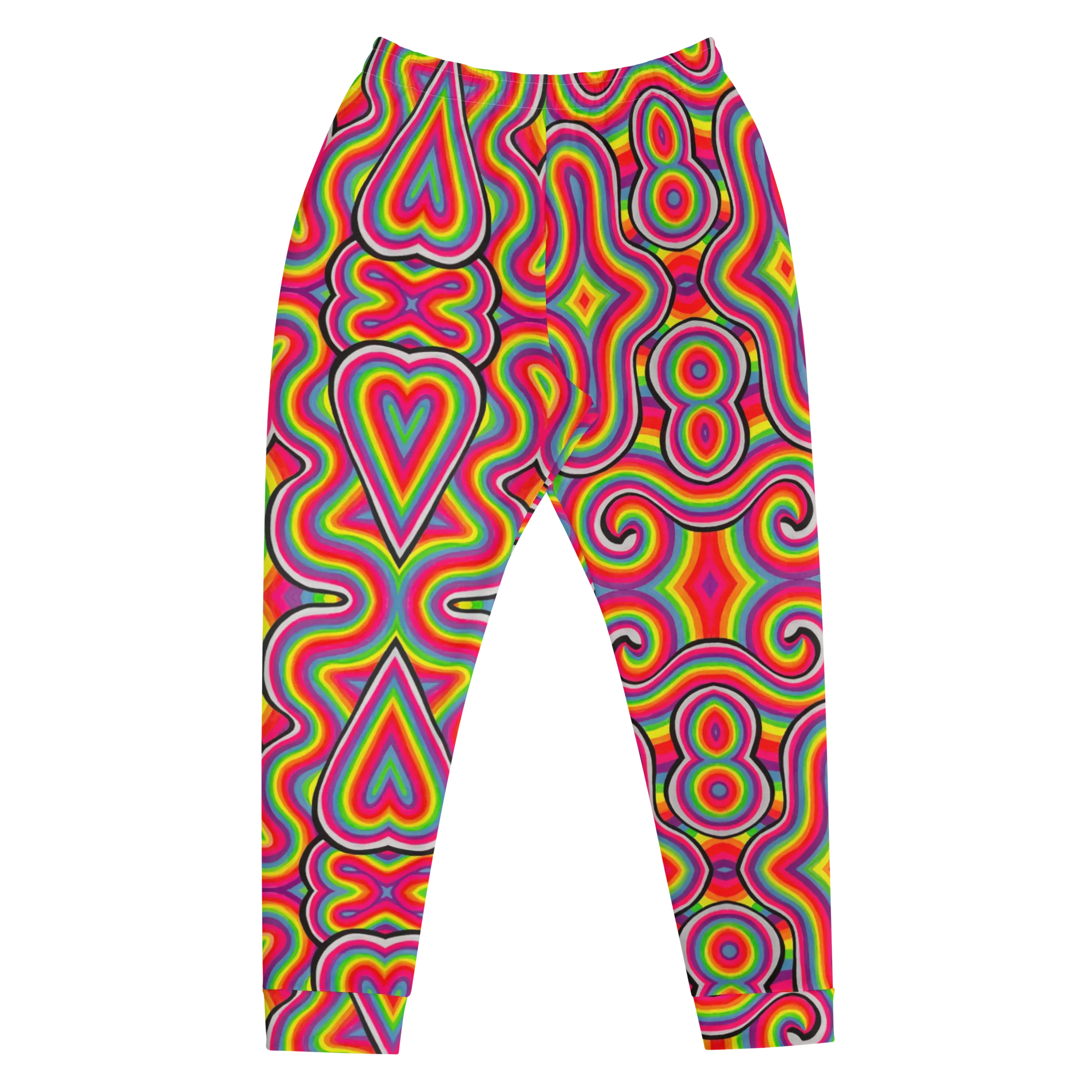 Cozy Slim Fit Joggers- "Dopamine" Design