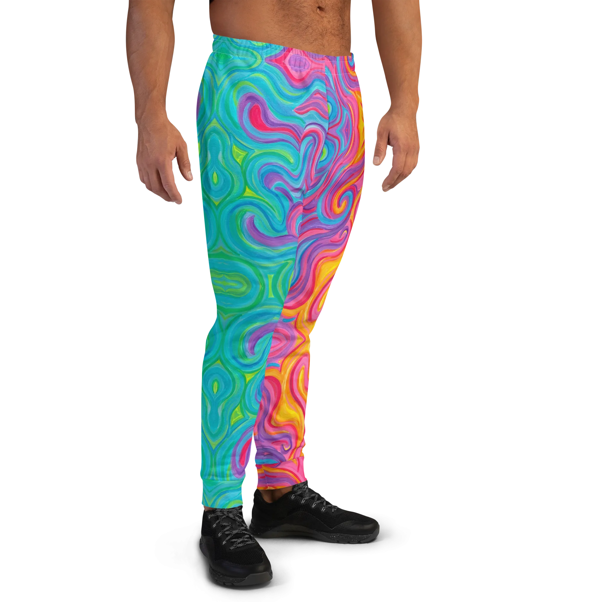 Cozy Slim Fit Joggers- "Elemental" Design