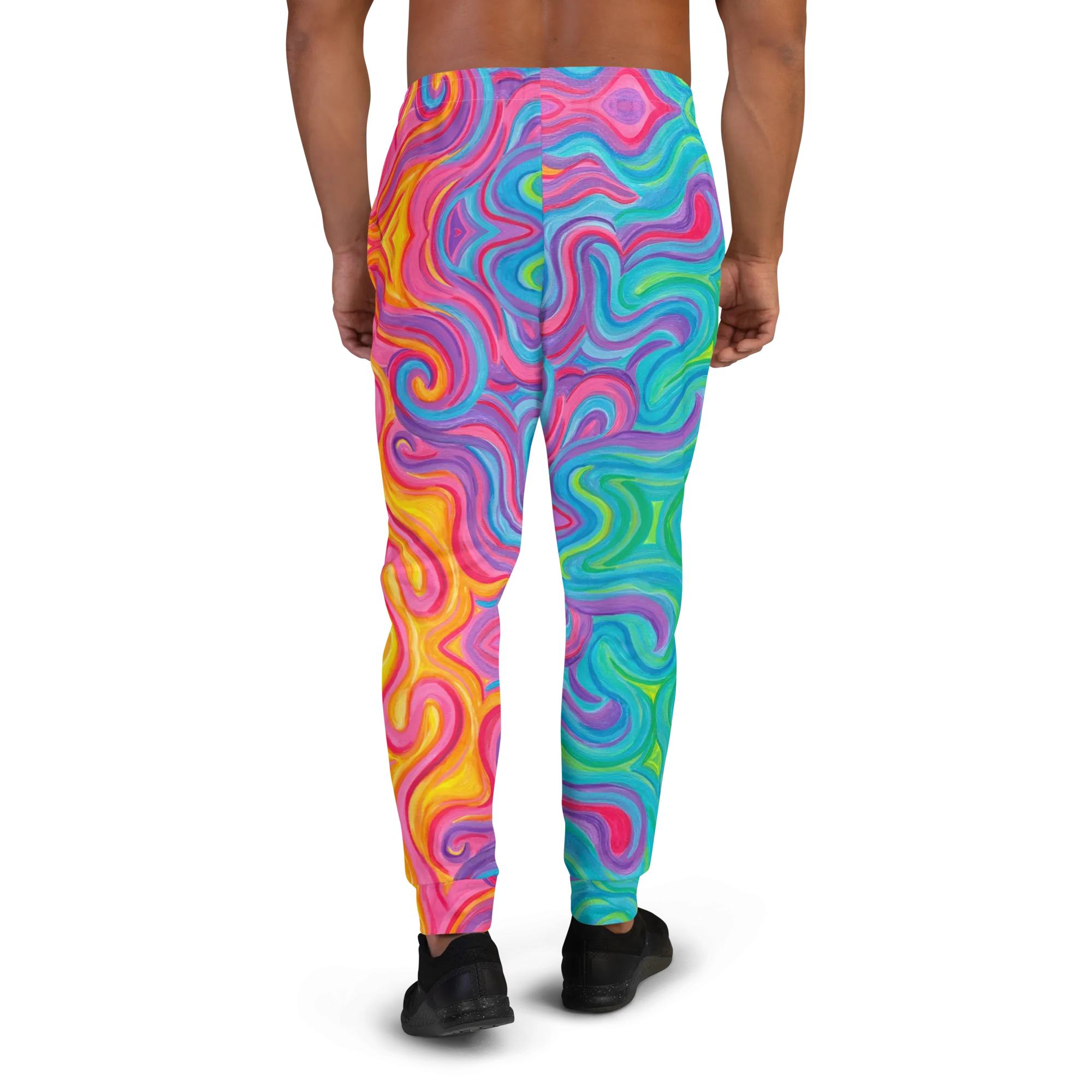 Cozy Slim Fit Joggers- "Elemental" Design