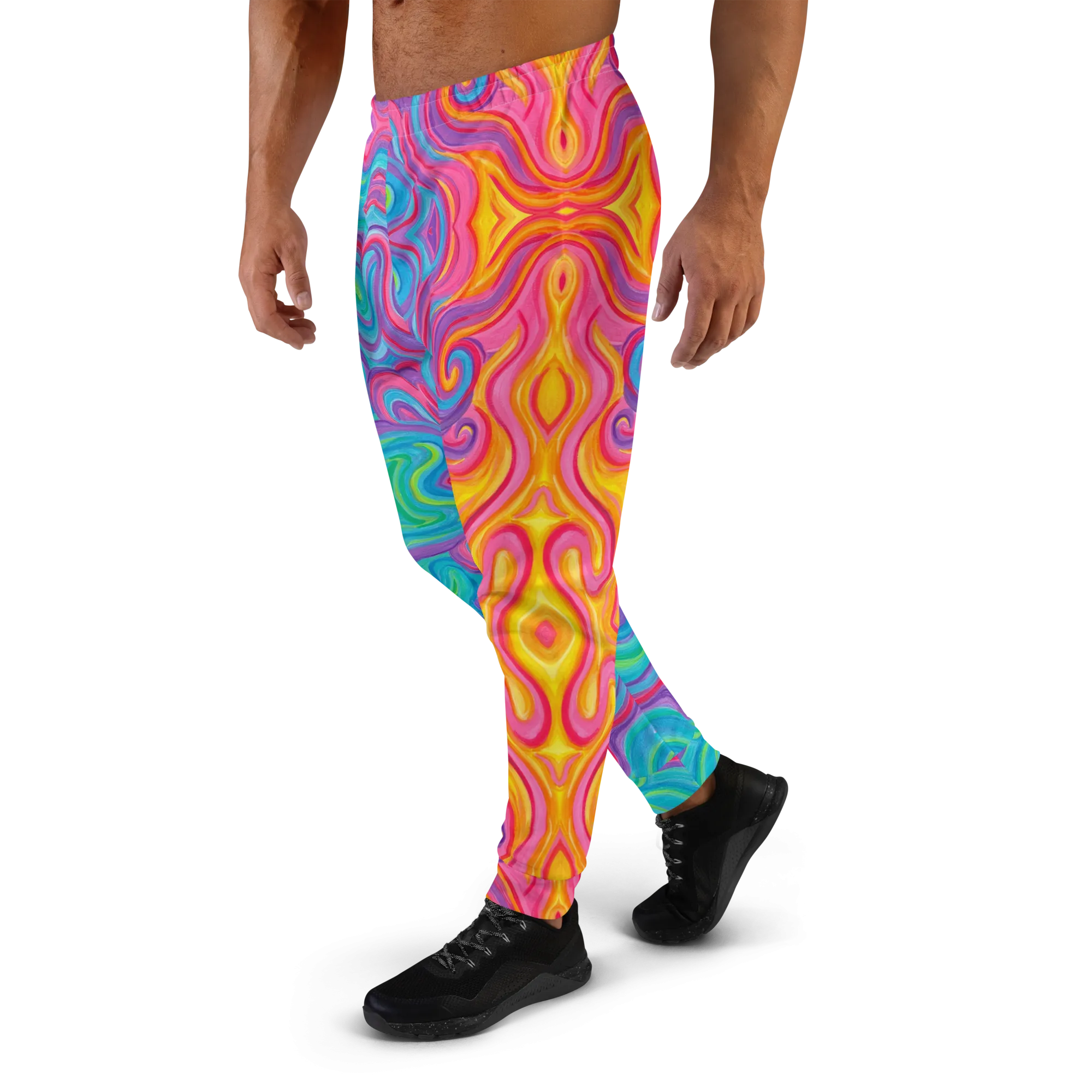 Cozy Slim Fit Joggers- "Elemental" Design