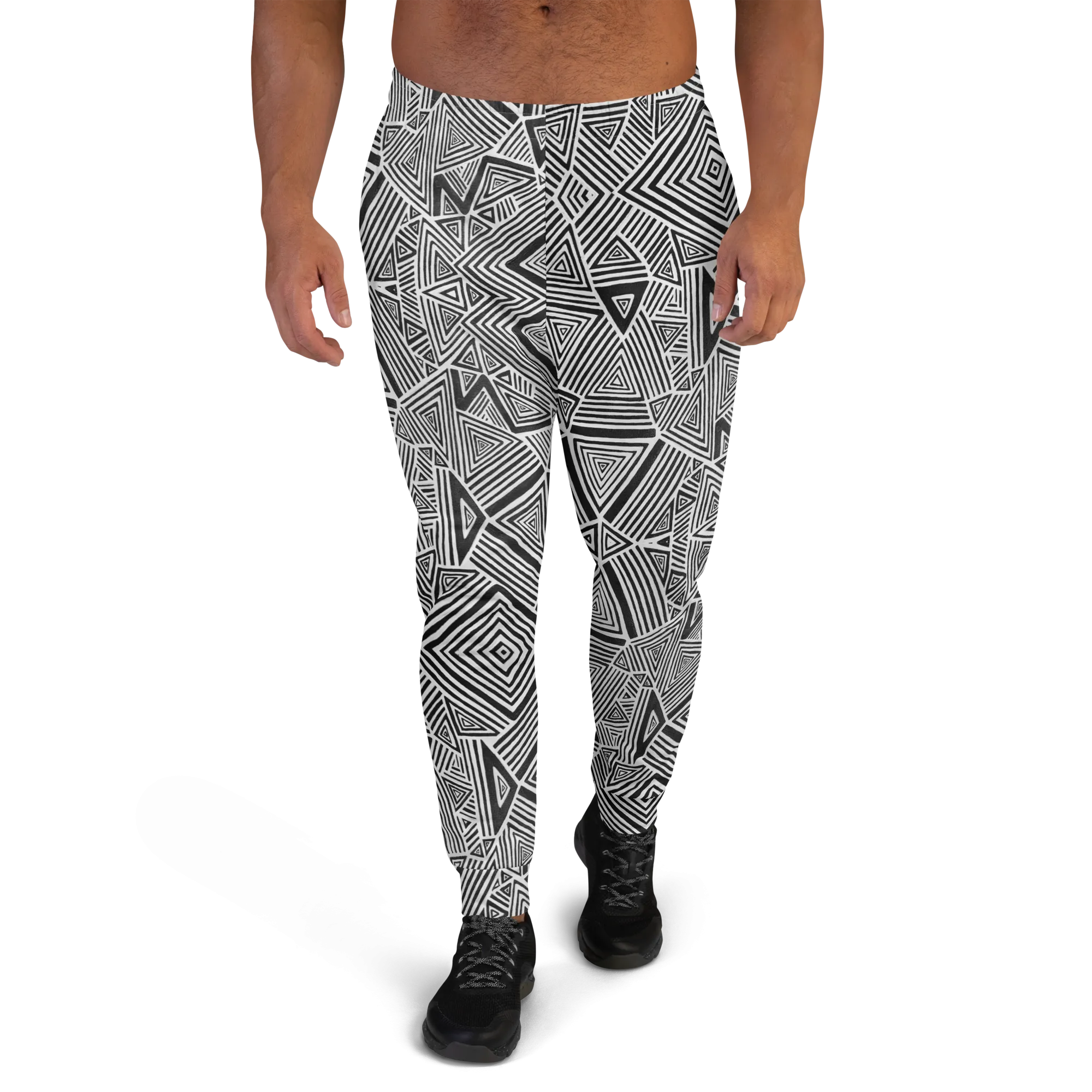 Cozy Slim Fit Joggers- "Helix" Design