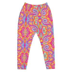 Cozy Slim Fit Joggers- "Magic Stamps" Design