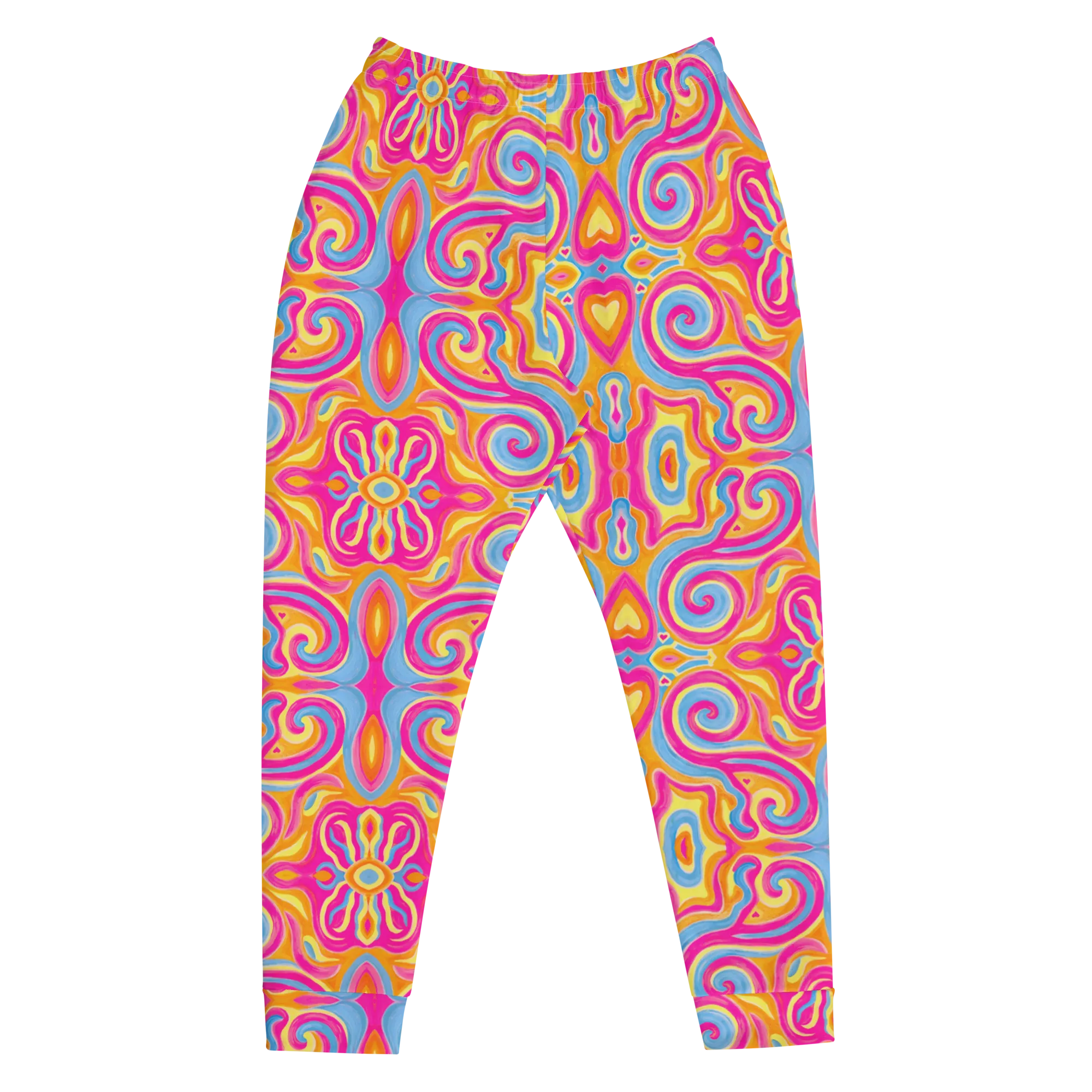Cozy Slim Fit Joggers- "Magic Stamps" Design