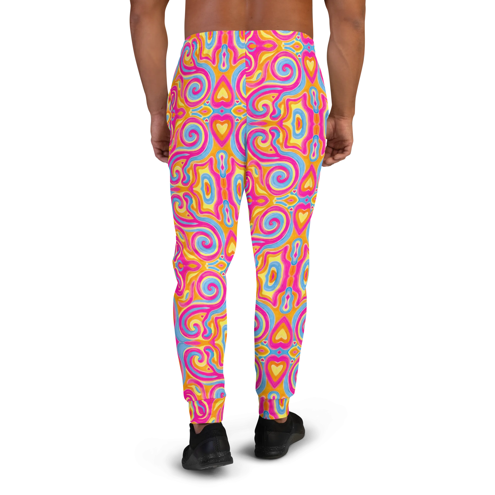 Cozy Slim Fit Joggers- "Magic Stamps" Design