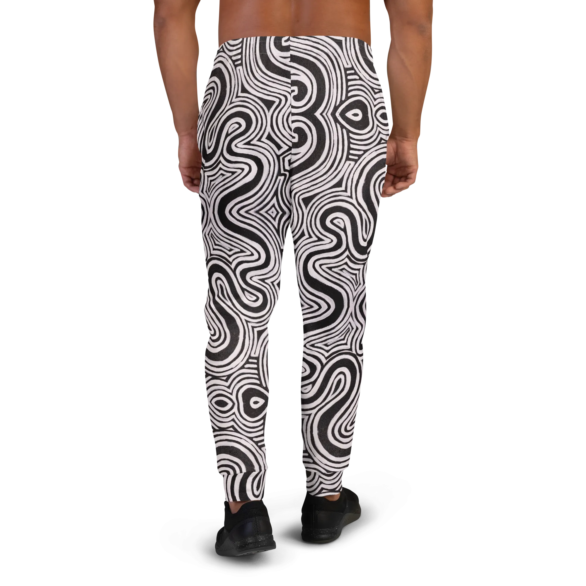 Cozy Slim Fit Joggers- "Record Player" Design