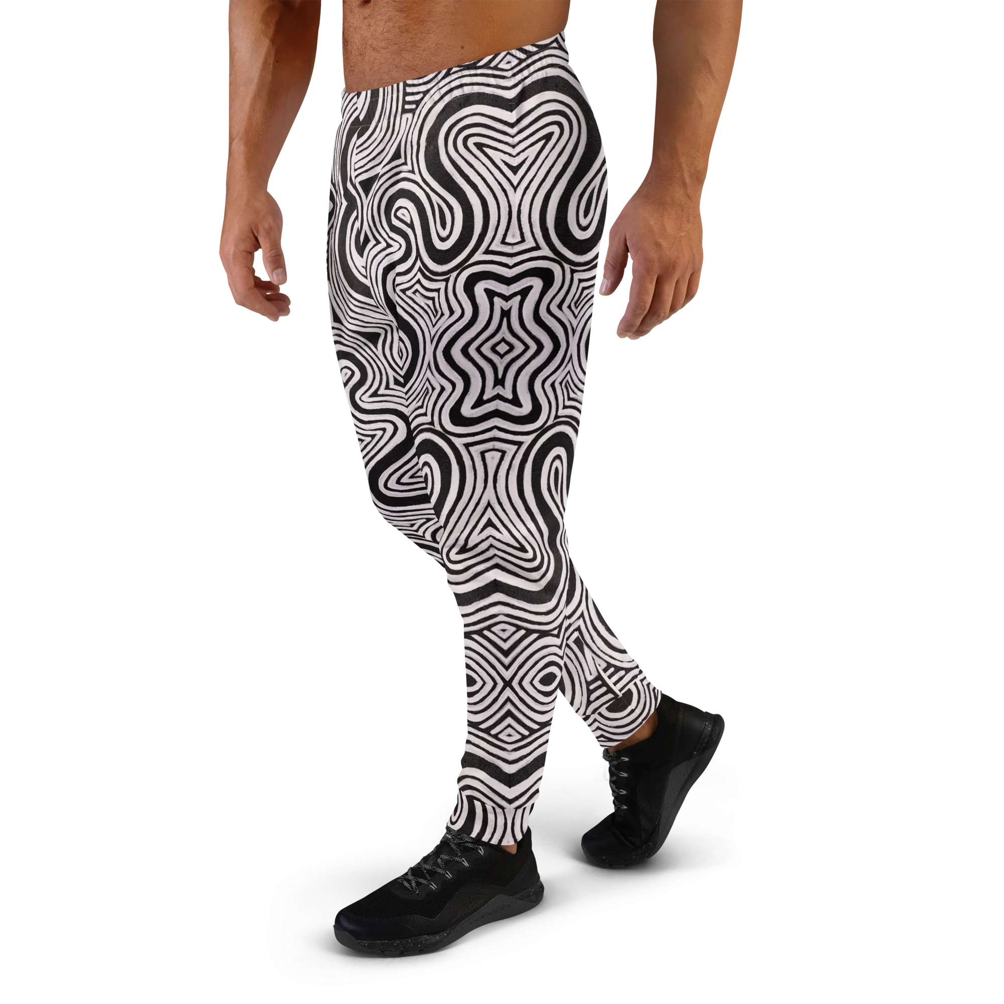 Cozy Slim Fit Joggers- "Record Player" Design