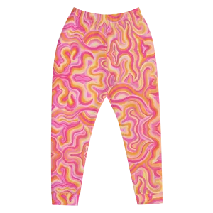 Cozy Slim Fit Joggers- "Sunset" Design
