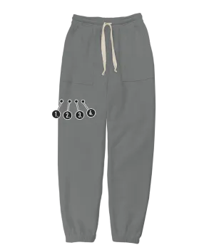 Custom Leg Mini Embroideries Unisex Sweatpants