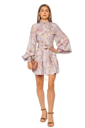 Dawning Cargo Belted Mini Dress