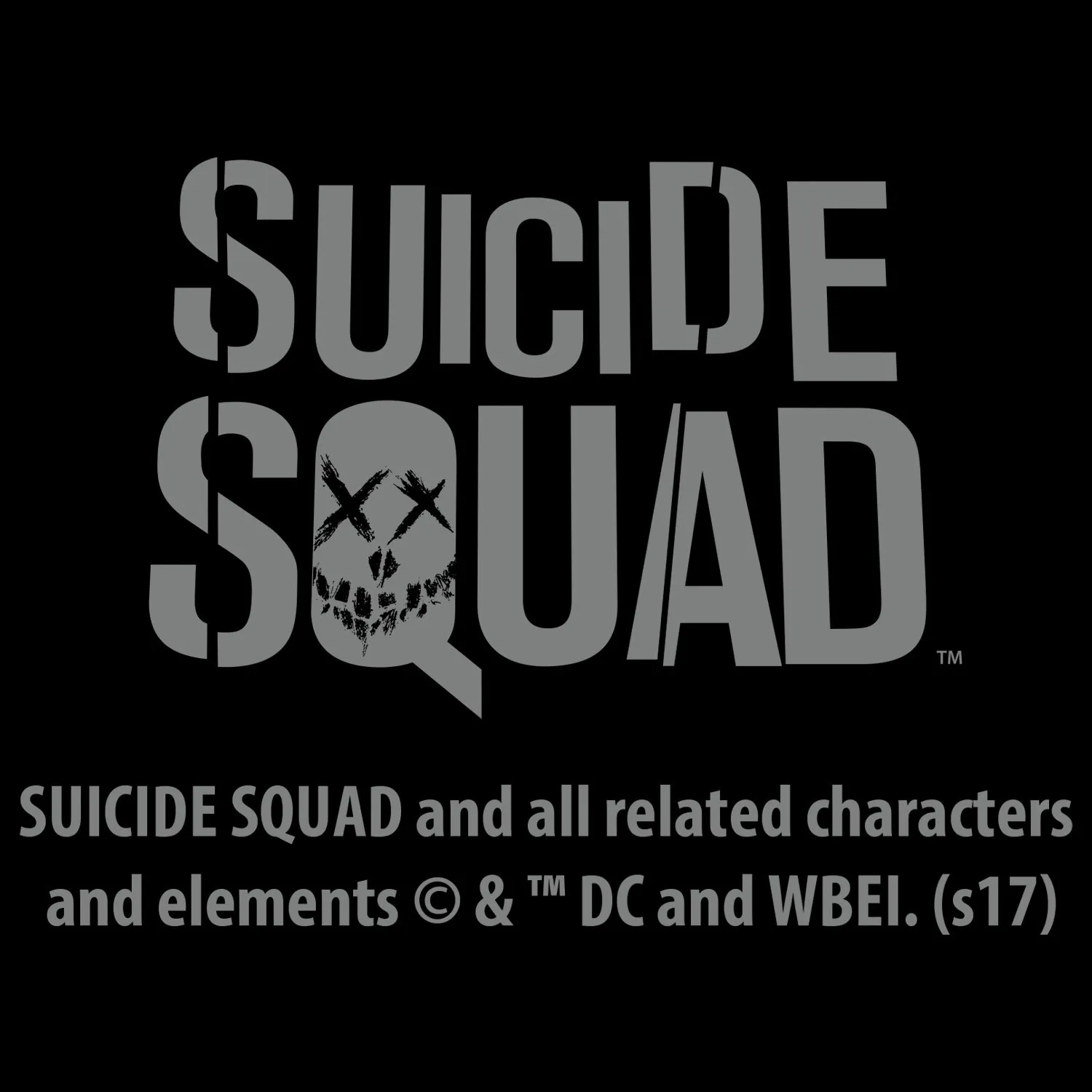 DC Suicide Squad Shattered Official Women's Long Tank Dress (Black)