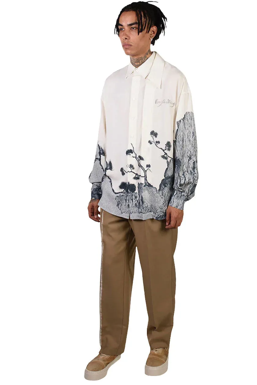 Deconstructed Trousers Khaki