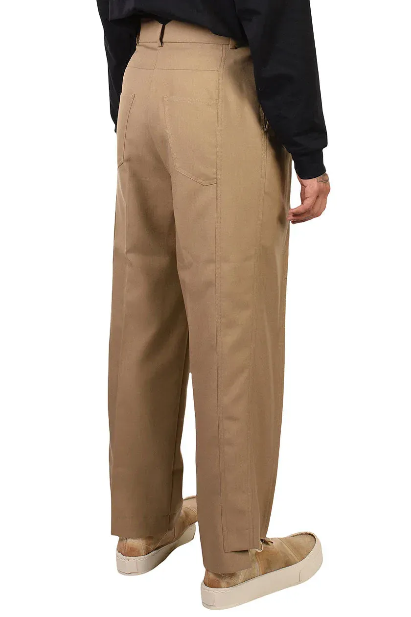 Deconstructed Trousers Khaki