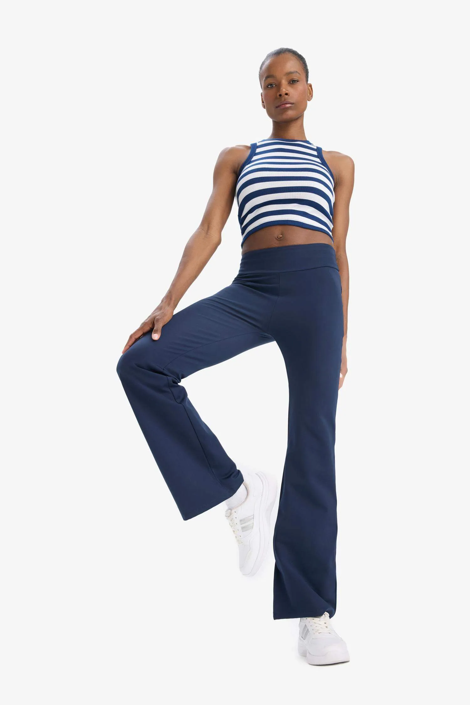 DeFactoFit Flare Fit Wide Leg Sports Sweatpants