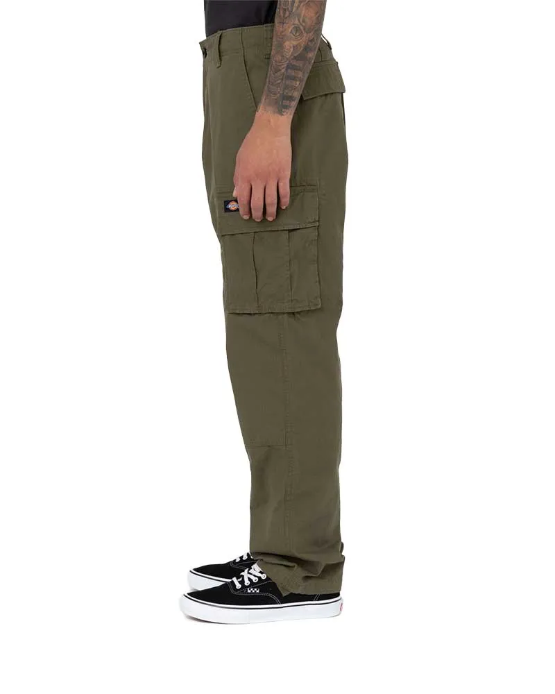 Dickies Relaxed Fit Double Knee Cargo Pant - Military Green